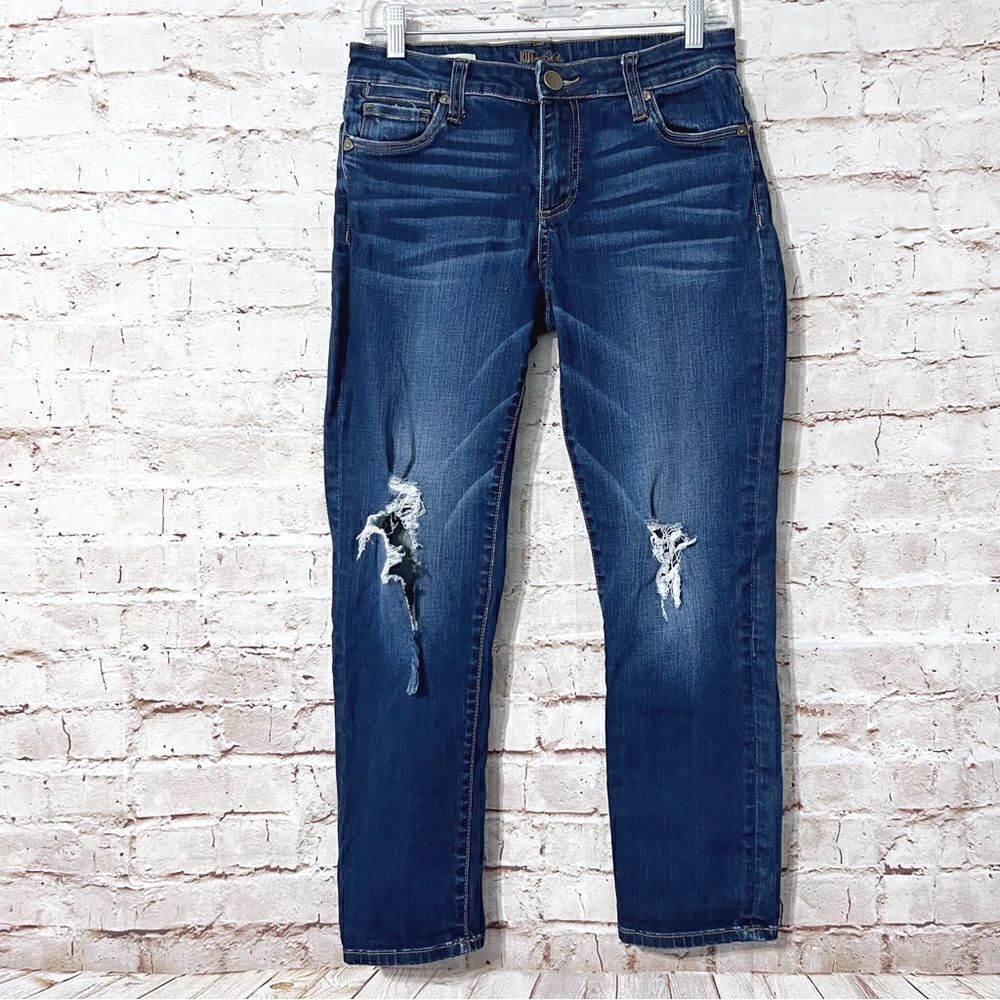 Kut from the Kloth Reese straight leg jeans